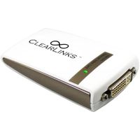 Cp Technologies - Clearlinks Cl-Udvi-Vga Usb 2.0 To Dvi-Vga External Video Adapter - Usb 2.0, Dvi, Vga "Product Category: Hardware Connectivity/Connector Cables"