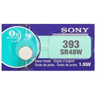 Sony 393 SR48W Watch Battery (5 Batteries)