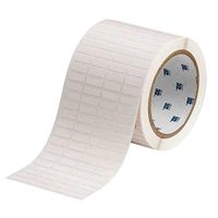 Brady THT-1-729-10 B-729 High-Temperature Industrial Polyimide Barcode Label, Matte, 0.250" H x 0.750" W, White, 10000/Roll (Pack of 10000)