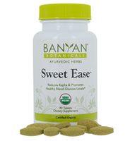 Banyan Botanicals Sweet Ease - Certified Organic, 90 Tablets - Reduces Kapha and Promotes Healthy Blood Glucose Levels