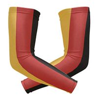 Anyangquji German Flag Arm Sleeve Protectiv for Man Elbow Brace for Arthritis (1 Pair)