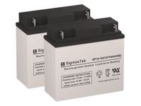 Xcaliber 600 Replacement Batteries - 2X 12 Volt 18AH Scooter Batteries by SigmasTek