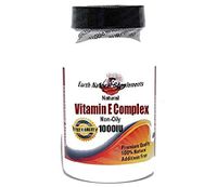 Natural Vitamin E Complex 1000IU / Non-Oily * 100 Caps 100% Natural - by EarhNaturalSupplements