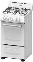 Avanti GR020POW 20" Freestanding Gas Range Cooktop, White