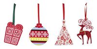 Ganz Gift Wrap Nail Files Set of 4 (Merry Time)