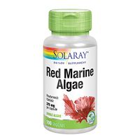 Solaray Red Marine Sea Algae 375mg | Sea Vegetable Supplement | Healthy Immune Function & Skin Support | Non-GMO | Vegan | Lab Verified | 100 VegCaps