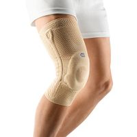 Bauerfeind - GenuTrain - Knee Support Brace - Targeted Support for Pain Relief and Stabilization of The Knee - Size 5, Comfort - Color Nature