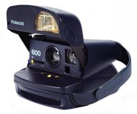 POLAROID 600 BLUE Instant Film Camera with Strap
