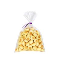Onwon 200 Pcs Clear Treat Bags 4x9 inches(1.4mils) with Twist Ties 6 Mix Colors, for Wedding Cookie Gift Candy Bread Christmas Present Bags Valentine Chocolate Jelly Bags
