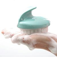 Scalp Massaging Shampoo Brush for Deep Relaxation by EFFIES(Lucite Green)