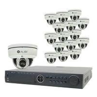 Alibi 16-Camera Outdoor 1.3 Megapixel 65 ft IR IP Dome Video Security System