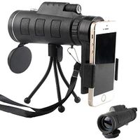 alikeke Monocular Telescope Monocular Scope-40x60 Dual Focus Waterproof Monoculars Phone Clip Tripod Cell Phone Bird Watching, Hunting, Camping, Hiking, Outdoor, Surveillance