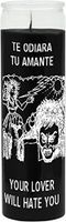 Indio Products Your Lover Will Hate You Black Candle - Silkscreen 1 Color 7 Day