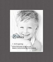 15x19 Cinder / Charcoal Custom Mat for Picture Frame with 11x15 opening size (Mat Only, Frame NOT Included)
