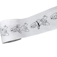 1PC Home Creative Fun 3 Layers Bath Toilet Roll Paper Supplies Decor Tissue Roll Paper (A)