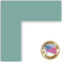 9x19 Splash / Nile Green Custom Mat for Picture Frame with 5x15 opening size (Mat Only, Frame NOT Included)
