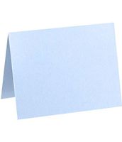 A6 Folded Card (4 5/8 x 6 1/4) - Baby Blue (250Qty) | Perfect for Personal Stationery, Invitation Suite Inserts, Casual Correspondence and much more! | EX5030-13-250