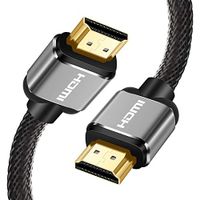 High Speed 4K HDMI Cable 5ft/1.5m 18Gbps HDMI 2.0 Cable with Braided CordSupports 4K 60Hz HDR,Video 4K 2160p 1080p 3D,Compatible with Ethernett ARC, PS4/3, Xbox, HDTV