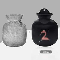 LILIXNX Reusable, can Relieve Soreness, hot Water Bottle, Water Filling, Portable Hand Warmer, Water Bag Warmer, Foot Warmer