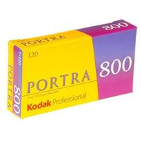 Kodak 812 7946 Professional Portra 800 Color Negative Film 120 (ISO 800) 5 Roll Pack