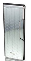 Visol Products Caseti Lumos Chrome Lines Traditional Flame Lighter
