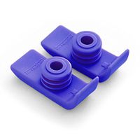 1 Pair Durable Ski Glides for Drive Walkers (Purple)