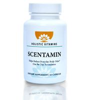 Holistic Vitamins Scentamin: Helps Reduce Everyday Body Odor*; with Chlorophyllin, Zinc & B2 (45 Day Supply) Veggie Capsules