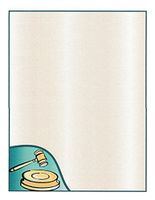 New Judge Business Letterhead Stationery Paper 51 Sheets