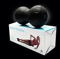 Vibrating Back Roller Massage Ball with Double Trigger Point Balls and Powerful Lithium-Ion Batteries for Deep Tissue Release by Miracle Vibration