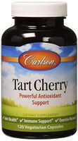 Carlson - Tart Cherry, Powerful Antioxidant Support, Joint Health, Immune Support & Exercise Recovery, 120 Vegetarian Capsules
