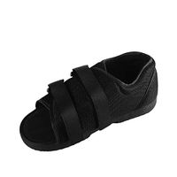 Wgwioo Surgical Operative Shoe Brace Broken Toe Foot Fracture Boot Medical Shoes for Injured Footor Toe,Black,XXL