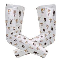 Cute Dogs Animal Unisex Arm Sleeve UV Protection Arm Compression Sleeve Skin Protection Sport Arm Cooler Sleeve for Running Hiking Jogging Motorcycling Climbing Camping