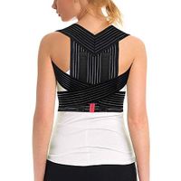 ORTONYX Posture Corrector Back Brace, Clavicle and Shoulders Support, Cool Breathable Materials/L