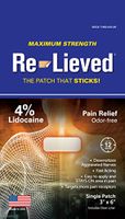 Re-Lieved 4% Maximum Strength Lidocaine Pain Relief Patch with Superior Adhesive That Keeps Patch Stuck (31)