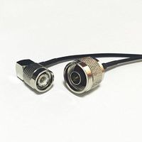 N type male to TNC male RA pigtail cable RG174 20cm for wifi router antenna Good Quality Fast USA Shipping