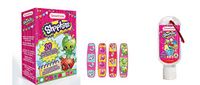 Shopkins Bandages 20 count Box and Shopkins Sanitizer 2oz Bundle - 2 items