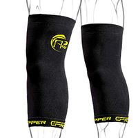Knee Compression Sleeve with 88% Copper Fiber Embedded Nylon for Joint Support, Pain Relief, Arthritis and Injury Recovery,L