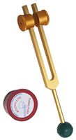 Radical Golden Earth Star Low OM Weighted Peace Tuning fork Meditation Energy Relaxing & Sedative LOW end of the Body with Activator & Pouch