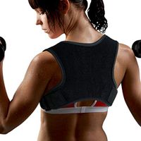 Back Straightener Posture Corrector Brace - Upper Back Brace for Women and Men - Clavicle Support and Neck Pain Relief - Comfortable Fully Adjustable Spinal Brace for Slouching