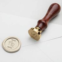 Personalised Wax Letter Seal, 2 Initials, Flourish | Design 15 (38mm)