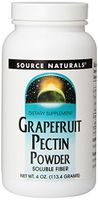 Source Naturals Grapefruit Pectin, Soluble Fiber - Dietary Supplement - 4 oz POWDER