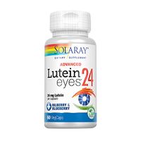 Solaray Advanced Lutein Eyes, 24mg | Eye & Macular Health Support Supplement w/ Naturally Occurring Lutein and Zeaxanthin | Non-GMO | Vegan | 60 Count