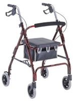 MCK46213800 - Merits Health Products Rollator Blue Rollator Aluminum 32 to 36 Inch