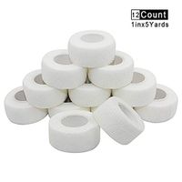 Self Adhesive Bandage Tape-Self Adherent Stretch Medical Bandage Wrap,Athletic Tape/Vet Tape,1Inch 5Yards-12 Count