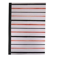 RSW FN3000 A4 Refill Fashion Writing Notebook - Designer Stripes Design - 140 Pages