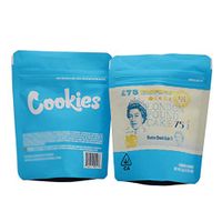 25pcs a pack Smell proof Food -Grade material Mylar Bags, Premium, Heat Seal, Smell Proof, Child Proof, Resealable Zipper Storage Bags (3.5gram, London Pound Cake,)