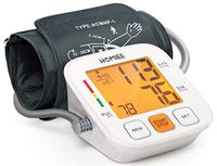 Blood Pressure Monitor with Backlight, HOMIEE 4" Blood Pressure Machine with Automatic Shut-Down Function, Digital BP Cuff Monitor with 9-17" Cuff and 2 x 90 Memories for Home Use, White