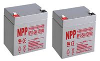 NPPower NP12-5Ah SLA Sealed Lead Acid 12 Volt 5Ah Battery with F1 Style Terminals / （2pcs）