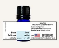 White Lotus 100% Pure Essential Oil (India) 5 ml / .17 fl oz