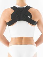 Neo G Light Clavicle Support - for Discreat & Comfortable Posture Alignment, Pain Relief, Muscular Aches, Rehab - Fully Adjustable - Class 1 Medical Device – Medium - Black